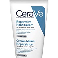 CeraVe Crema de manos reparadora | 50ml-1.7oz | Crema de manos para manos secas y ásperas | con glicerina y 3 ceramidas…